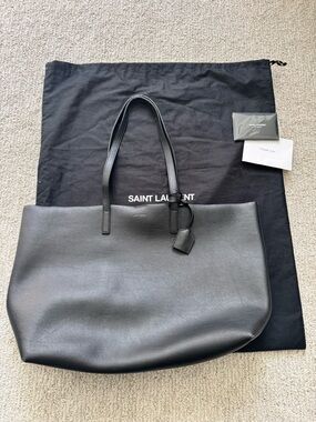 Saint Laurent Black Card Holder with Logo